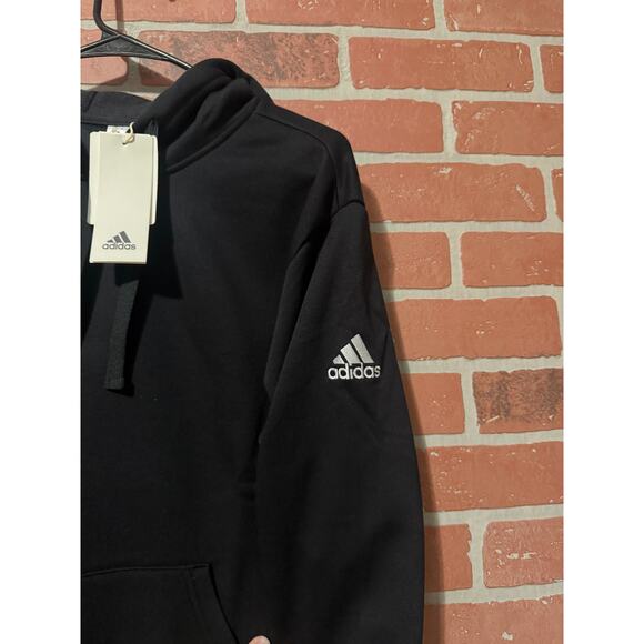 Adidas Men's Black Fleece Hooded Sweatshirt - S - Picture 5 of 5